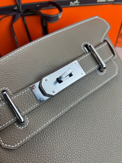 Месенджер бежевий Hermes Hac a Dos PM Beige c886 | Зображення 2