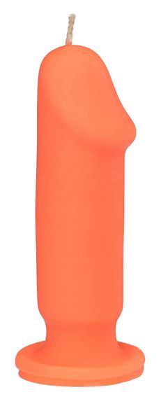 Свічка LOVE FLAME - Dildo S Orange Fluor, CPS04-ORANGE sexstyle | Зображення 1