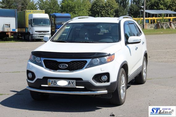 Передній захист ST008 (2010-2013, нерж.) для Kia Sorento XM рр | Зображення 1