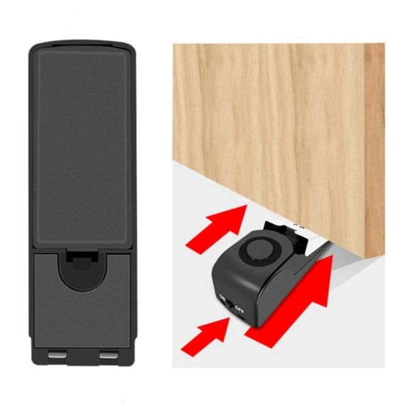 Дверная сигнализация на батарейках door stop alarm | Зображення 5