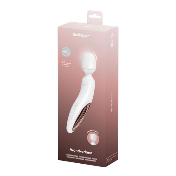 Вибромассажер Satisfyer Wand-erland (White/Rosegold) | Зображення 4