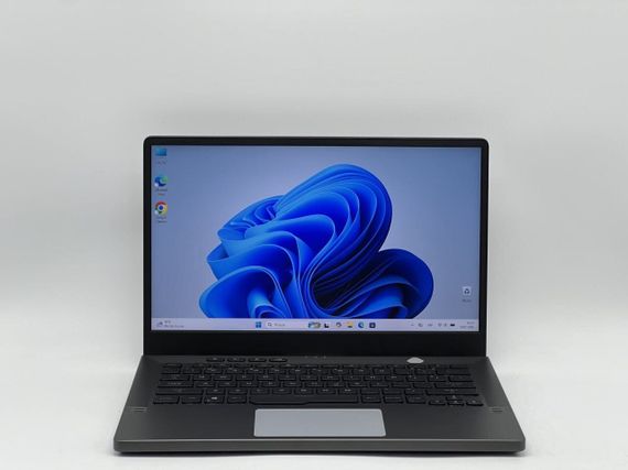 Ігровий ноутбук Asus ROG Zephyrus GA401QM / 14" (1920x1080) IPS / AMD Ryzen 9 4900HS (8 (16) ядер по 3.0 - 4.3 GHz) / 16 GB DDR4 / 480 GB SSD / nVidia GeForce RTX 2060 Max-Q, 6 GB GDDR6, 192-bit / WebCam б/в + Подарунок Бездротова миша HOCO GM28 | Зображення 1