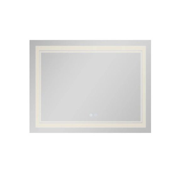 Дзеркало Qtap Cardinal (CA1) 1000х800 з LED-підсвічуванням Touch, з антизапотіванням, з димером, рег. темп. кольору (3000-6500K) | Зображення 5