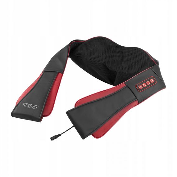 Накидка-масажер 4FIZJO Shiatsu Pro+ для шиї та спини 4FJ0565 Black/Red (P-5907739319074) | Зображення 1