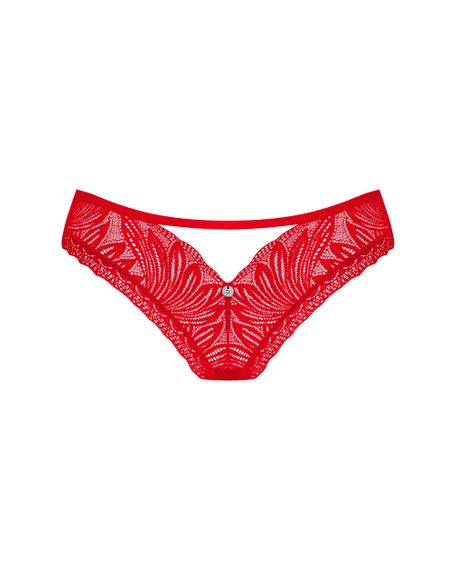 Трусики бразилиана Obsessive Chilisa Красные M/L | Зображення 4