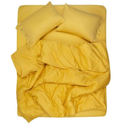 Простынь Ardesto на резинке Mix&amp;Match, 100% хлопок, сатин желтый 180х200+30 см (ART1820FSS) | Зображення 5