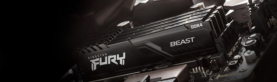 Пам&#039;ять ПК Kingston DDR4 32GB KIT (16GBx2) 3200 Fury Beast KF432C16BB1K2/32 | Зображення 1