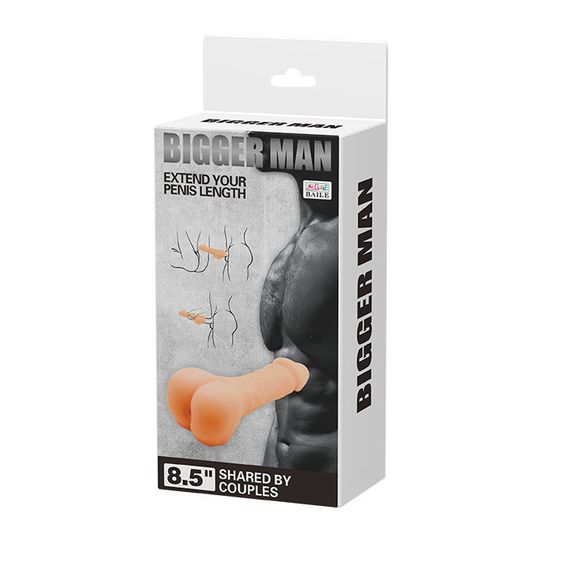 Насадка на член/мастурбатор - Bigger Man Penis Sleeve 8.5" Sex Aura | Зображення 1
