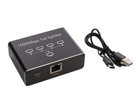 Комутатор Cablexpert NSP-4P-EU, 4-порти, 100/1000Mbps
