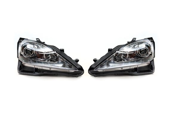 Передні фари OEM V2 Silver (2 шт) для Lexus IS 2005-2013 рр | Зображення 1
