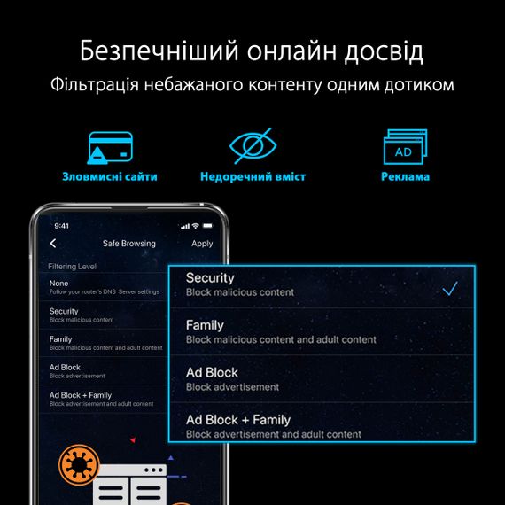 Маршрутизатор ASUS RT-AXE7800 Wi-Fi 6E 3xGE LAN 1xGE WAN 1x2.5GE LAN/WAN 1xUSB3.2 MU-MIMO OFDMA MESH gaming (90IG07B0-MU9B00) | Зображення 2