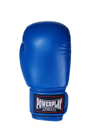 Боксерські рукавиці PowerPlay 3004 Classic Сині 16 унцій | Зображення 2