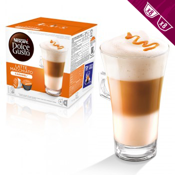 Кофе в капсулах NESCAFE Dolce Gusto Latte Macchiato Caramel 16 шт Нескафе Дольче Густо Карамель | Зображення 2