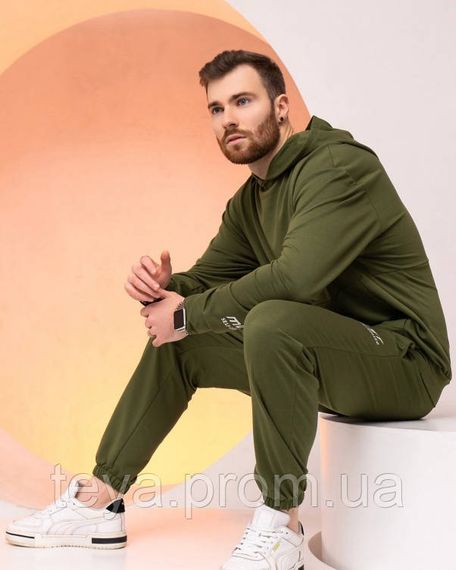 Спортивний костюм колір хакі розміри XL, L, 3XL, XXL, M, S FI_009539 | Зображення 3