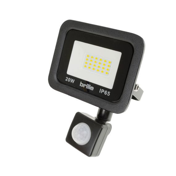 Светодиодный прожектор с датчиком движения HL-19P/20W NW IP65