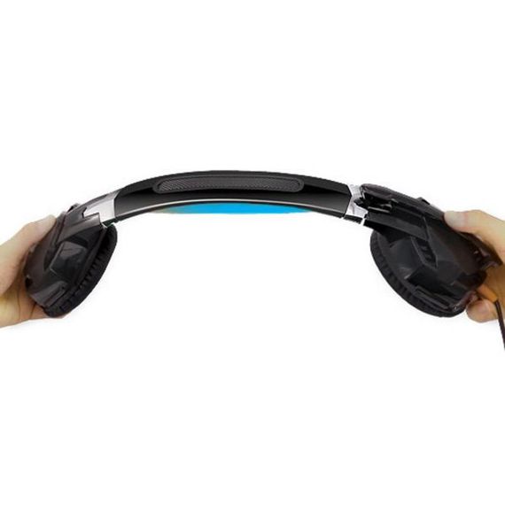 Навушники REAL-EL GDX-7500 black-blue | Зображення 5