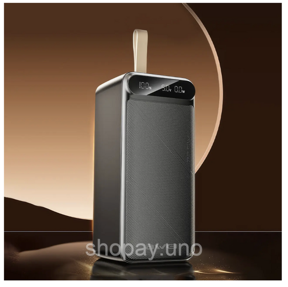 Внешний аккумулятор Power Bank на 100 000 мАч с дисплеем и фонариком AWEI P101K 22.5W ∙ Power Bank P101K с дисплеем и LED-лампой | Зображення 1