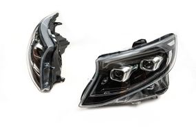 Передні фари LED (дизайн 2025 року, 2 шт) для Mercedes Vito/V-class W447 2014- рр
