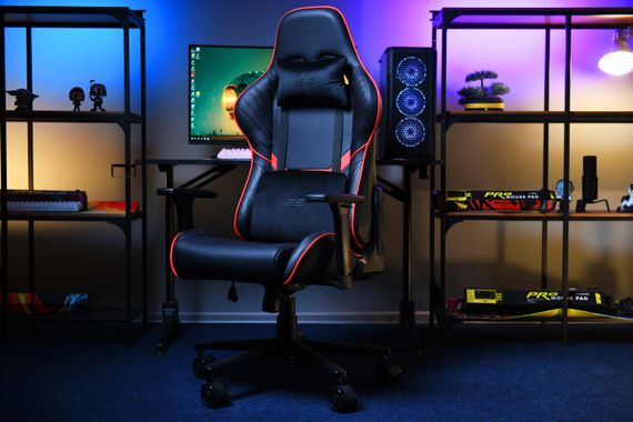 Крісло 2E GAMING HIBAGON II 2E-GC-HIB-BKRD | Зображення 1