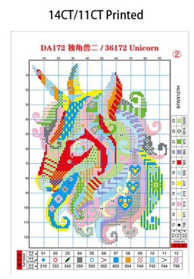 Набор для вышивания по нанесённой на канву схеме "Owl 15". AIDA 14CT printed 31*47 см | Зображення 3