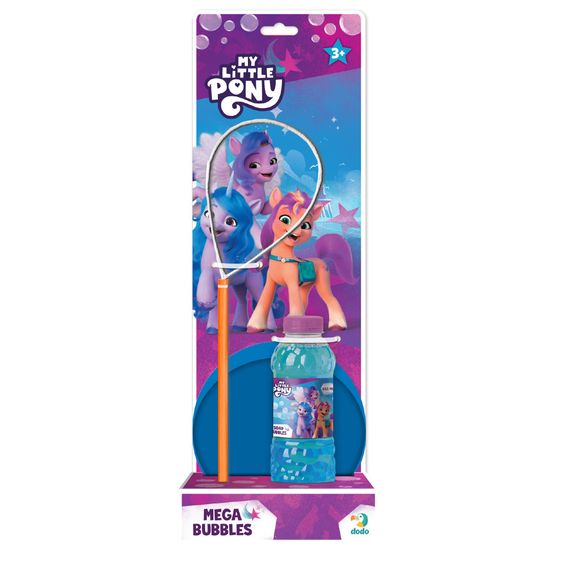 Мыльные пузыри "Mega Bubbles с тарелкой My Little Pony" 200635 объем 450 мл | Зображення 1
