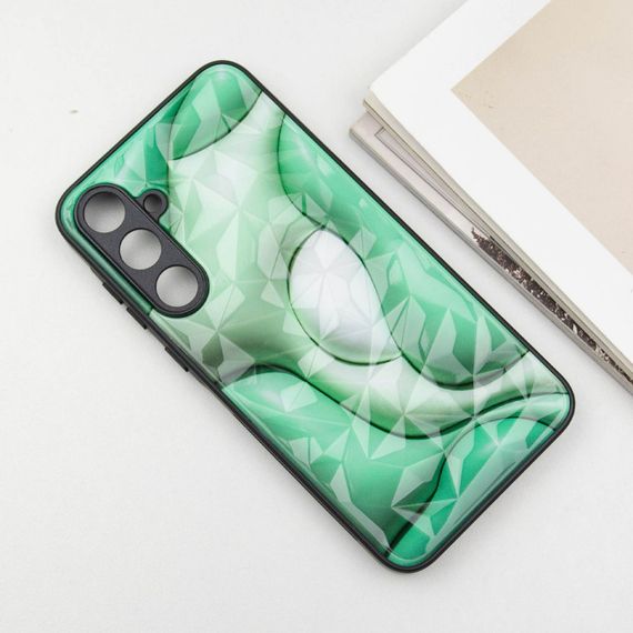 TPU+PC чехол Prisma BubbleGum для Samsung Galaxy A35 3D Green | Зображення 2