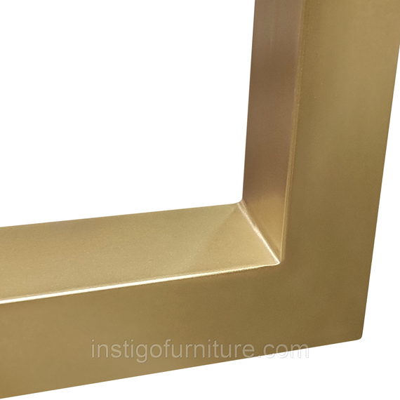 Комплект опор для столу з металу 630×100mm, H=730mm (профільна труба: 40x40mm) Золото | Зображення 2