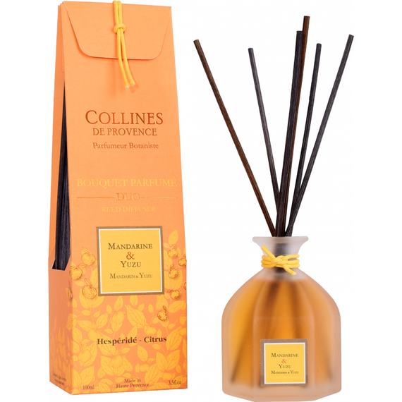 Аромадиффузор Mandarin & Yuzu (Мандарин и юдзу) Collines de Provence, 100 мл