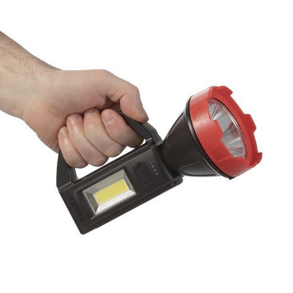 Ліхтар акумуляторний, power bank, індикатор заряду, сонячна панель INTERTOOL LB-0107 | Зображення 6