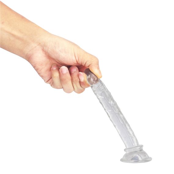 Реалистичный фаллоимитатор WeLove FlexiGrip Clear с присоской 12 см | Зображення 2