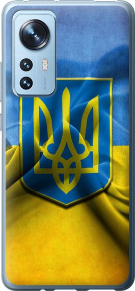 Чехол на Xiaomi 12 Флаг и герб Украины 1 "375u-2555-17620"