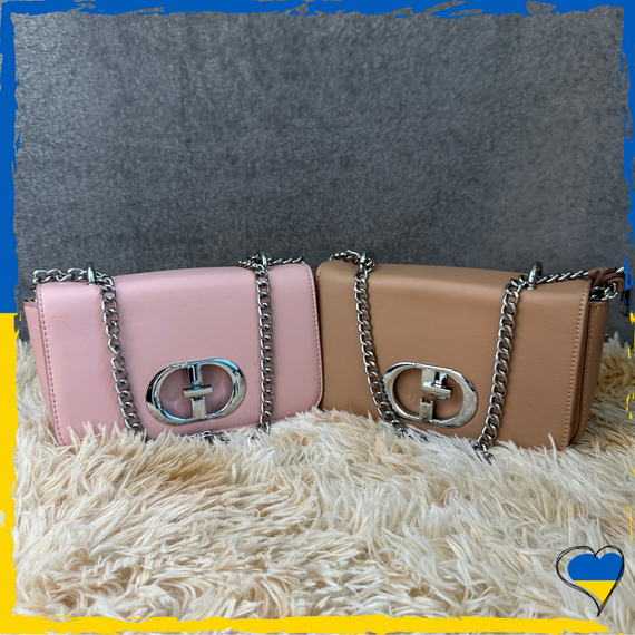 Клатч жіночий. Сумка жіноча. Клатч жіночий. Женский клатч рожевий та бежевий