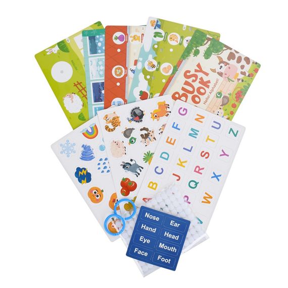 М'яка розвиваюча іграшка-книжечка "Busybook" 557-581-583-1 | Зображення 1