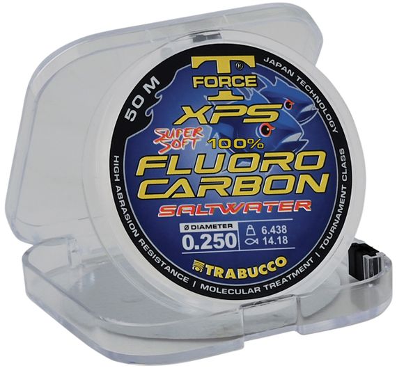 Флюорокарбон Trabucco T-Force Fluorocarbon SaltWater 25m 0.60mm 25.49kg | Зображення 1