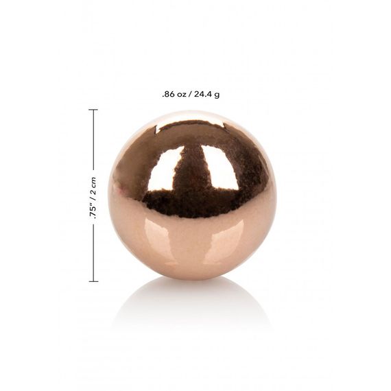 Вагінальні кульки CalExotics Climax Weighted Kegel Balls Nickel-Free - Rose Gold Sex Aura | Зображення 2