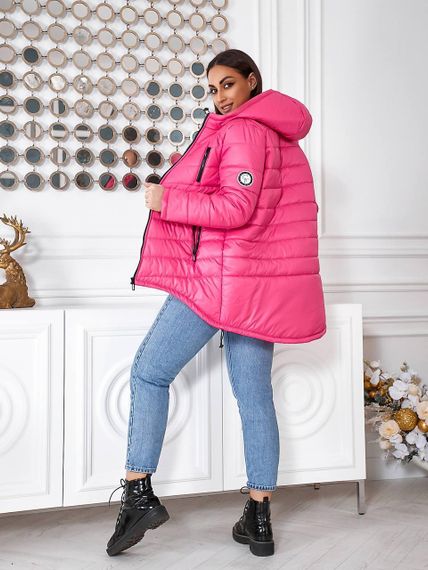 Елегантна жіноча парка, арт. 300, малина | Зображення 4