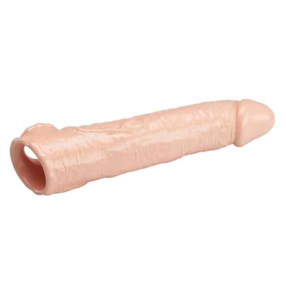 Подовжуюча насадка на член - Pretty Love Extension Penis Sleeve Flesh, 26 см | Зображення 6