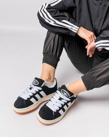 Жіночі кросівки Campus Black White Gum Fur 39 24.5 см | Зображення 2