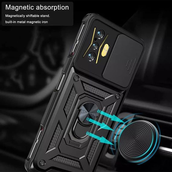 Ударостійкий чохол Camshield Serge Ring для Xiaomi Poco F4 GT | Зображення 5