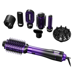 Фен-щетка стайлер VGR 8 в 1 V-488 PURPLE, 8 насадок, 4 режима