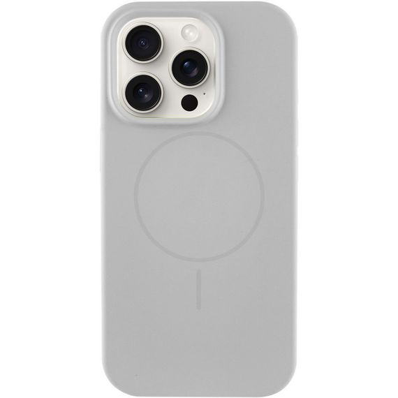 Чохол Silicone Case Full Protective (AA) NO LOGO with MagSafe для Apple iPhone 13 Pro (6.1") Сірий / Light Grey