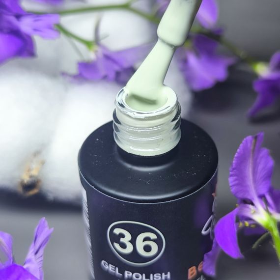 Гель-лак для ногтей Bee Nails 036 (светлый фисташковый) 8мл | Зображення 1