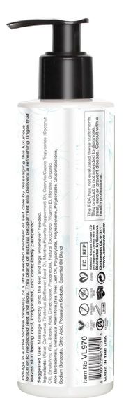 Лосьон для массажа ног и ступней Sensuva ELXYR Massage Lotion Peppermint (236 мл) Sex Aura | Зображення 1