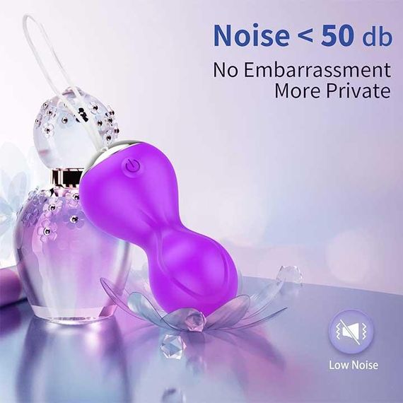 Вагінальні кульки Кегеля з вібрацією 12 режимів Рожевий | Зображення 3