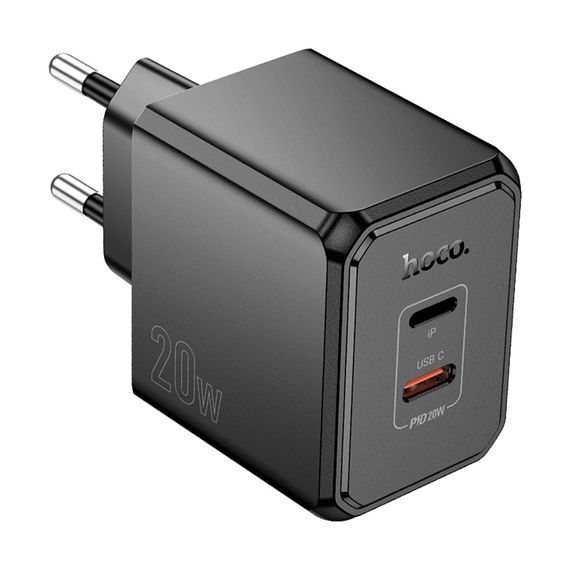 Набір СЗУ HOCO CS16A+кабель Туре-С/Lighting, 1xUSB-C+1xLighting, PD20W | Зображення 2