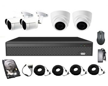 Комплект видеонаблюдения CoVi Security AHD-22WD KIT  HDD500