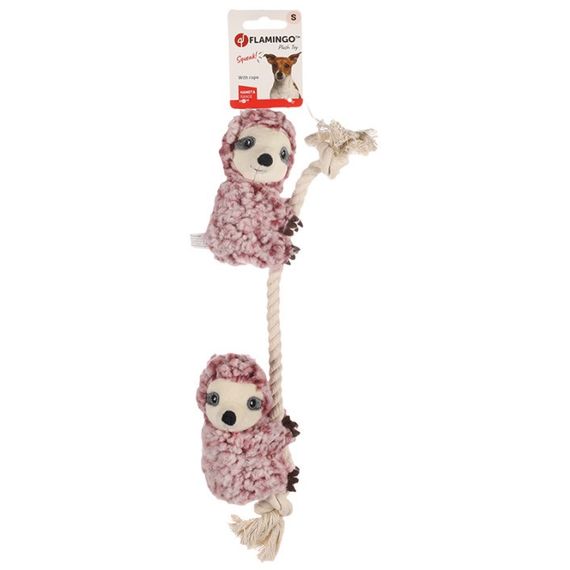 Іграшка для собак Flamingo Hangta Sloth With Rope, 40 см | Зображення 4