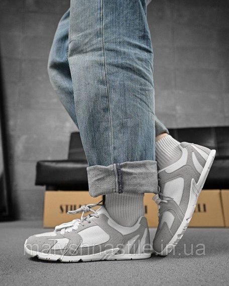 Женские кроссовки miuu leral white grey  ДЛ6411