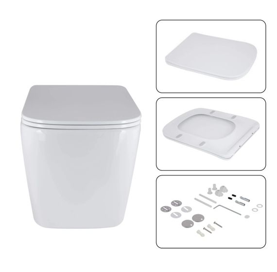 Набір Qtap Nest 4 в 1 підвісний унітаз Tern Ultra Quiet 525x345x360 + комплект інсталяції QT17332303AW47511 | Зображення 3