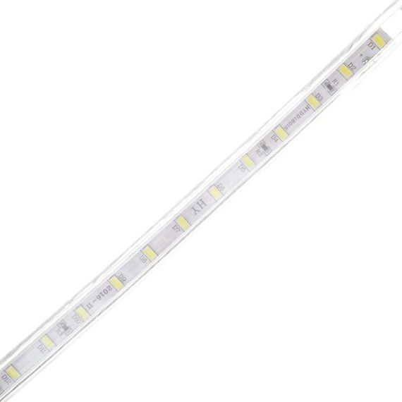 Светодиодная лента влагозащищенная холодный оттенок 220V 3.8W 5730 CW IP65 1m (BY-033/60) | Зображення 1